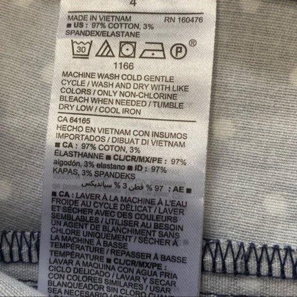 Old Navy Navy Women's Polka-Dot Ankle Pants Size 4 - Picture 9 of 9